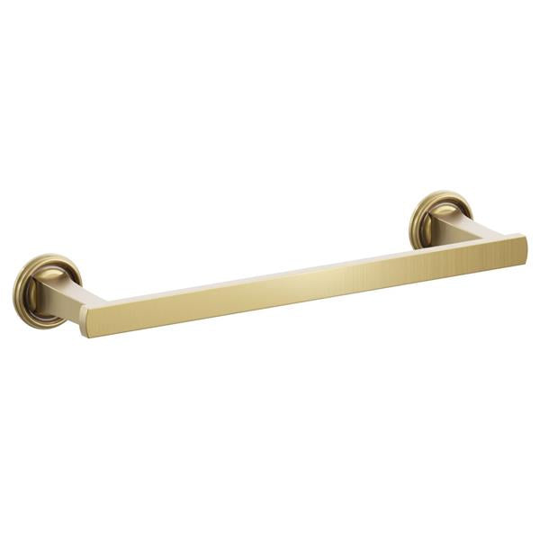 Emtek - Transitional Flared Brass Towel Bar 12 Inch