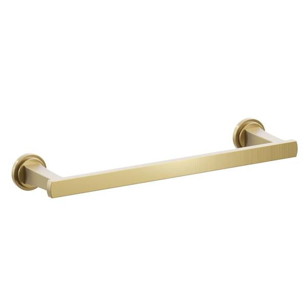 Emtek - Transitional Flared Brass Towel Bar 12 Inch