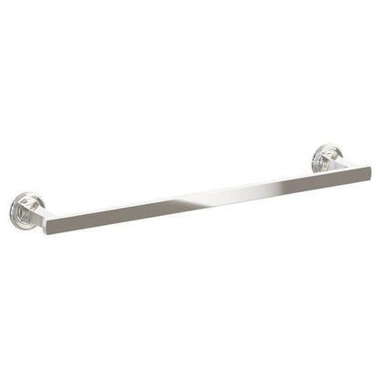 Emtek - Transitional Flared Brass Towel Bar 18 Inch