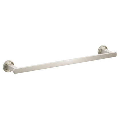 Emtek - Transitional Flared Brass Towel Bar 18 Inch