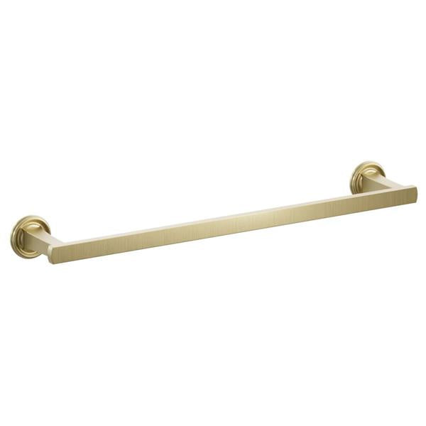 Emtek - Transitional Flared Brass Towel Bar 18 Inch