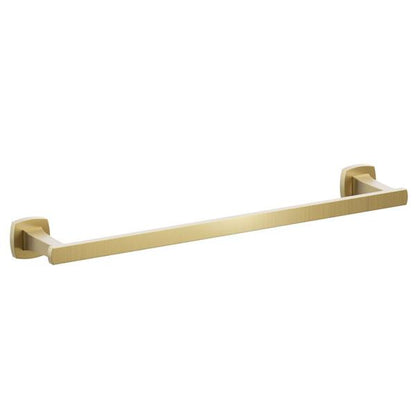 Emtek - Transitional Flared Brass Towel Bar 18 Inch