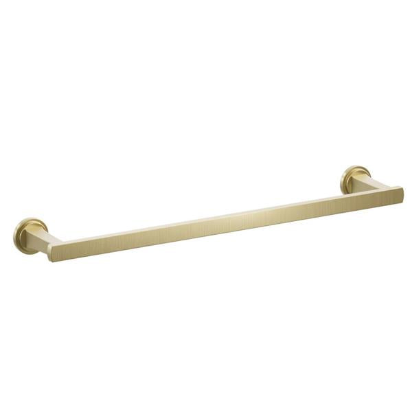 Emtek - Transitional Flared Brass Towel Bar 18 Inch