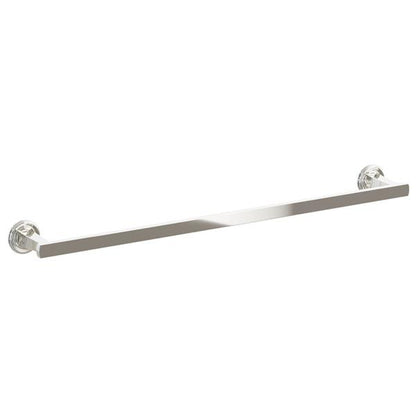 Emtek - Transitional Flared Brass Towel Bar 24 Inch
