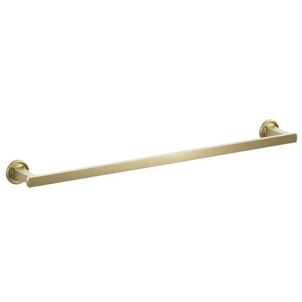 Emtek - Transitional Flared Brass Towel Bar 24 Inch