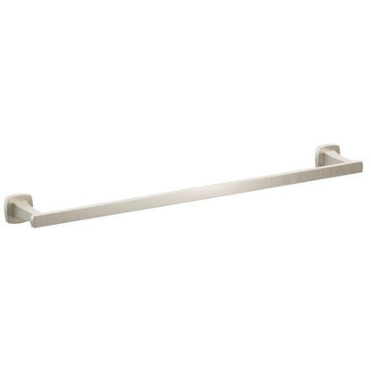 Emtek - Transitional Flared Brass Towel Bar 24 Inch