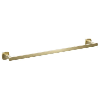 Emtek - Transitional Flared Brass Towel Bar 24 Inch