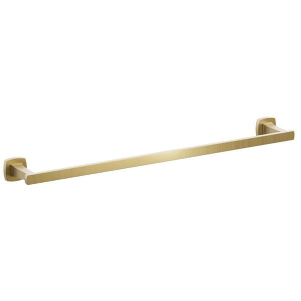Emtek - Transitional Flared Brass Towel Bar 24 Inch