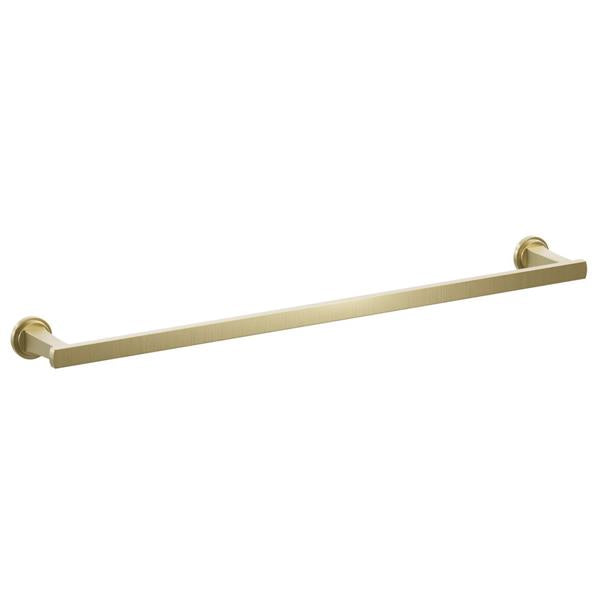 Emtek - Transitional Flared Brass Towel Bar 24 Inch