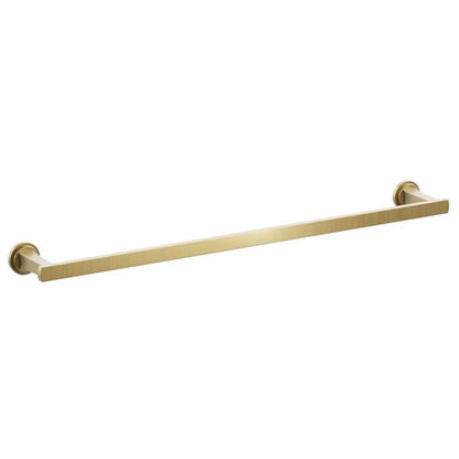 Emtek - Transitional Flared Brass Towel Bar 24 Inch