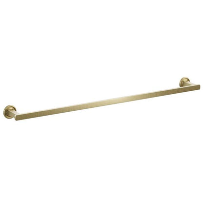 Emtek - Transitional Flared Brass Towel Bar 30 Inch