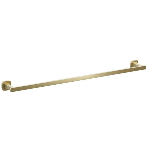 Emtek - Transitional Flared Brass Towel Bar 30 Inch