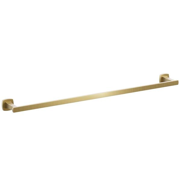 Emtek - Transitional Flared Brass Towel Bar 30 Inch