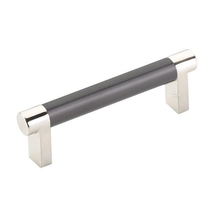 Emtek - Select Cabinet Pull 3-1/2 In C-C, Rectangular Stem, Smooth Bar