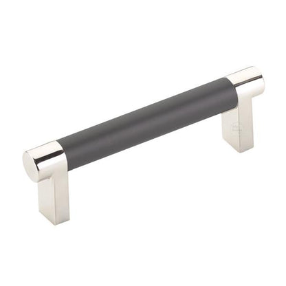 Emtek - Select Cabinet Pull 3-1/2 In C-C, Rectangular Stem, Smooth Bar