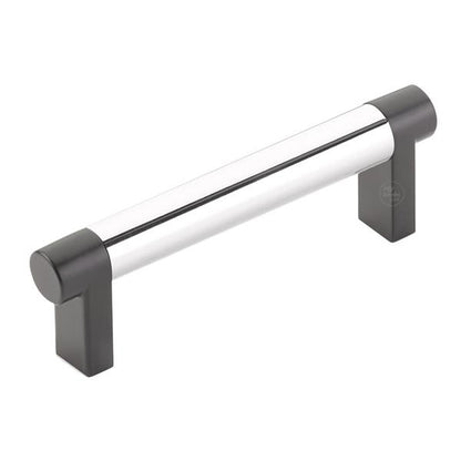 Emtek - Select Cabinet Pull 3-1/2 In C-C, Rectangular Stem, Smooth Bar