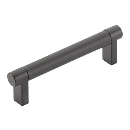 Emtek - Select Cabinet Pull 4 In C-C, Rectangular Stem, Smooth Bar