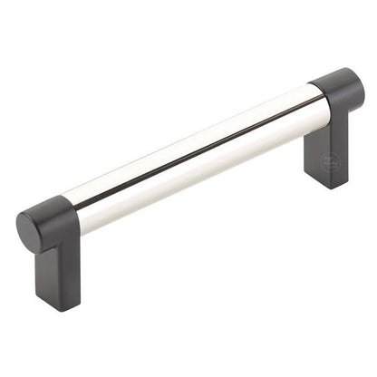 Emtek - Select Cabinet Pull 4 In C-C, Rectangular Stem, Smooth Bar