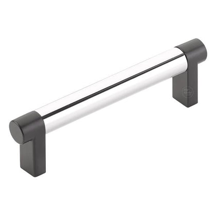 Emtek - Select Cabinet Pull 4 In C-C, Rectangular Stem, Smooth Bar