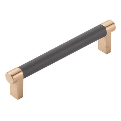 Emtek - Select Cabinet Pull 5 In C-C, Rectangular Stem, Smooth Bar