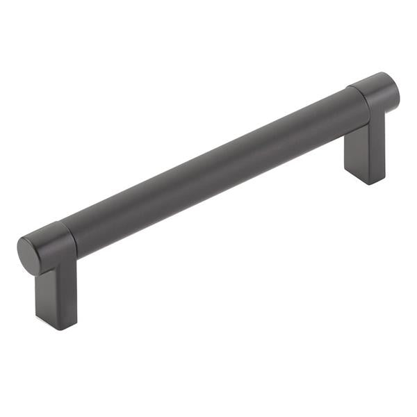 Emtek - Select Cabinet Pull 5 In C-C, Rectangular Stem, Smooth Bar