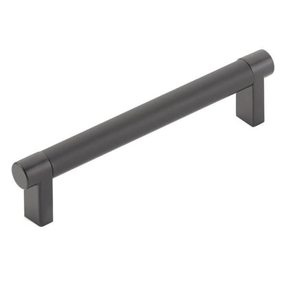 Emtek - Select Cabinet Pull 5 In C-C, Rectangular Stem, Smooth Bar