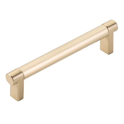 Emtek - Select Cabinet Pull 5 In C-C, Rectangular Stem, Smooth Bar