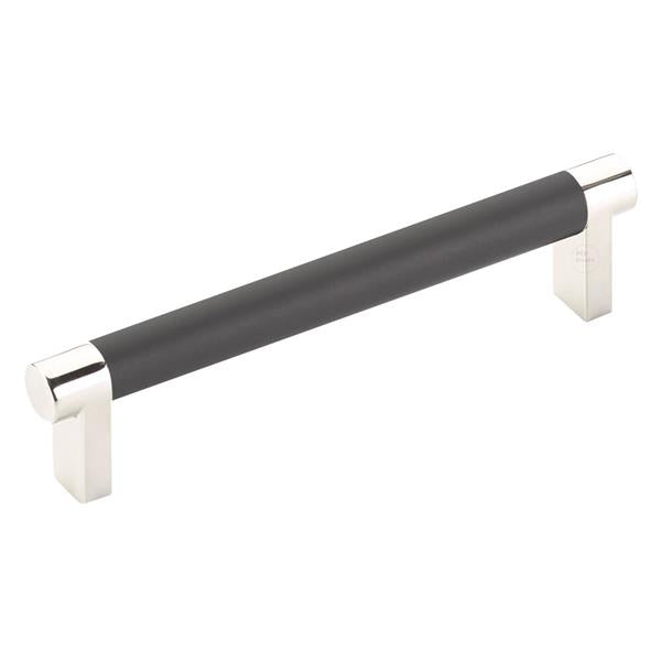 Emtek - Select Cabinet Pull 5 In C-C, Rectangular Stem, Smooth Bar