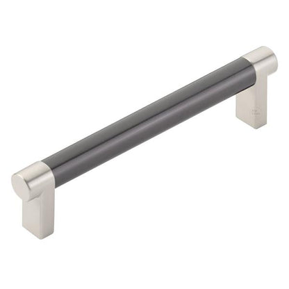 Emtek - Select Cabinet Pull 5 In C-C, Rectangular Stem, Smooth Bar