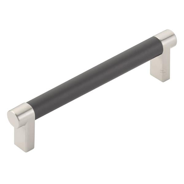 Emtek - Select Cabinet Pull 5 In C-C, Rectangular Stem, Smooth Bar