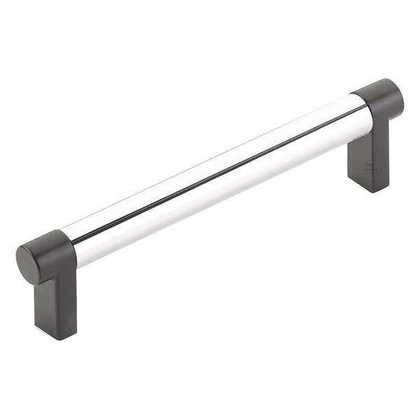 Emtek - Select Cabinet Pull 5 In C-C, Rectangular Stem, Smooth Bar