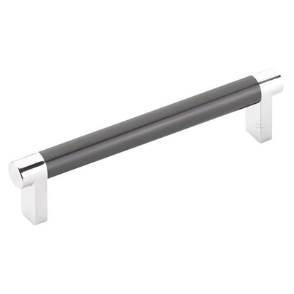 Emtek - Select Cabinet Pull 5 In C-C, Rectangular Stem, Smooth Bar