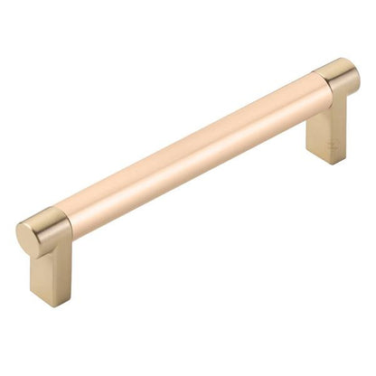 Emtek - Select Cabinet Pull 5 In C-C, Rectangular Stem, Smooth Bar