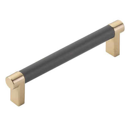 Emtek - Select Cabinet Pull 5 In C-C, Rectangular Stem, Smooth Bar