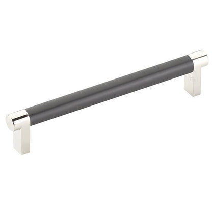 Emtek - Select Cabinet Pull 6 In C-C, Rectangular Stem, Smooth Bar