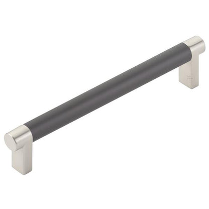 Emtek - Select Cabinet Pull 6 In C-C, Rectangular Stem, Smooth Bar