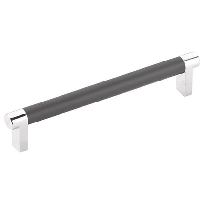 Emtek - Select Cabinet Pull 6 In C-C, Rectangular Stem, Smooth Bar