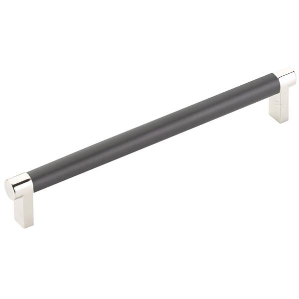 Emtek - Select Cabinet Pull 8 In C-C, Rectangular Stem, Smooth Bar