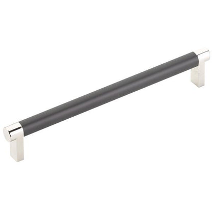 Emtek - Select Cabinet Pull 8 In C-C, Rectangular Stem, Smooth Bar