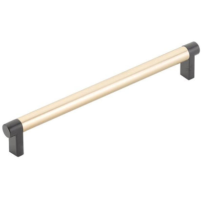 Emtek - Select Cabinet Pull 8 In C-C, Rectangular Stem, Smooth Bar