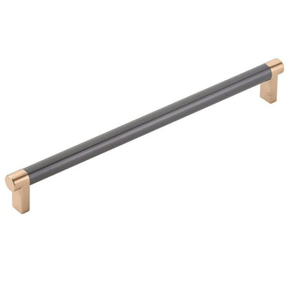 Emtek - Select Cabinet Pull 10 In C-C, Rectangular Stem, Smooth Bar