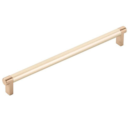 Emtek - Select Cabinet Pull 10 In C-C, Rectangular Stem, Smooth Bar