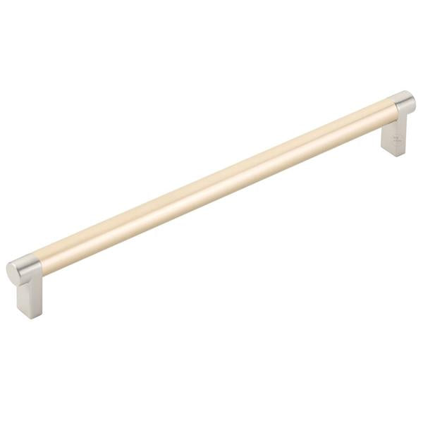Emtek - Select Cabinet Pull 10 In C-C, Rectangular Stem, Smooth Bar
