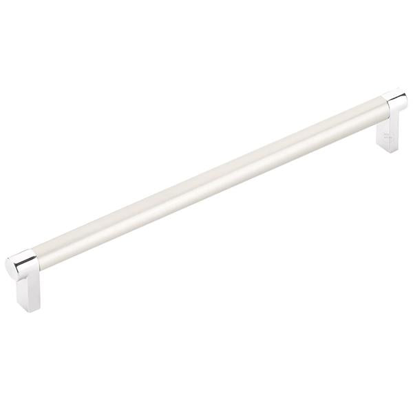 Emtek - Select Cabinet Pull 10 In C-C, Rectangular Stem, Smooth Bar