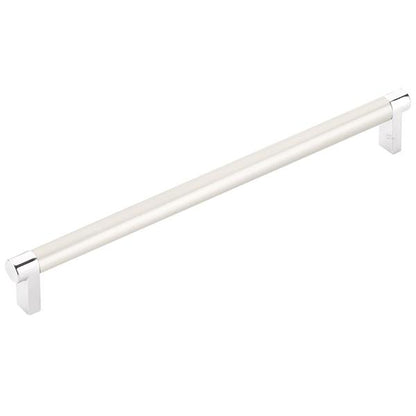 Emtek - Select Cabinet Pull 10 In C-C, Rectangular Stem, Smooth Bar