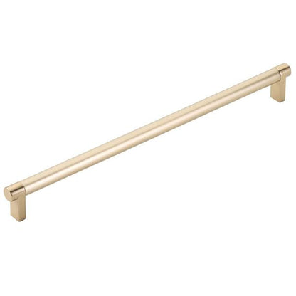 Emtek - Select Cabinet Pull 12 In C-C, Rectangular Stem, Smooth Bar