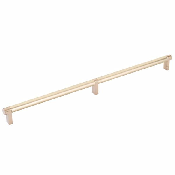 Emtek - Select Cabinet Pull 16 Inch C-C, Rectangular Stem, Smooth Bar