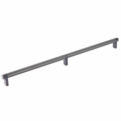 Emtek - Select Cabinet Pull 16 Inch C-C, Rectangular Stem, Smooth Bar