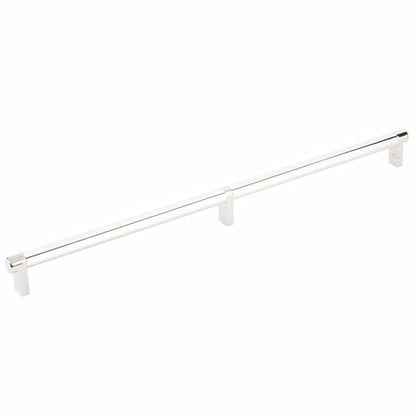 Emtek - Select Cabinet Pull 16 Inch C-C, Rectangular Stem, Smooth Bar
