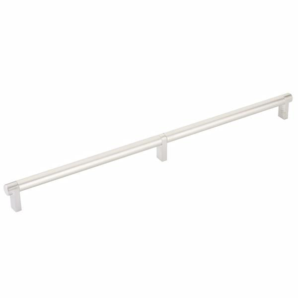 Emtek - Select Cabinet Pull 16 Inch C-C, Rectangular Stem, Smooth Bar